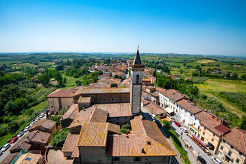 Canvas Print - Town of Vinci - Italy