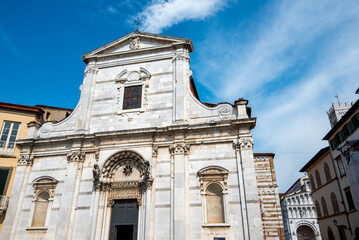 Sticker - Church and Baptistery of Santi Giovanni e Reparata - Lucca - Italy