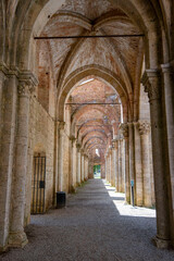 Wall Mural - Ruins of Abbey of San Galgano - Italy