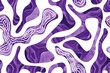 Purple Abstract Topographic Map Pattern Design