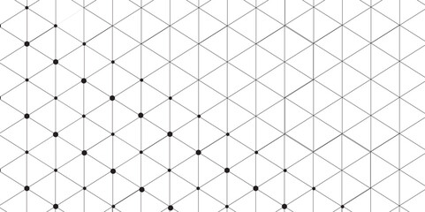 Wall Mural - Abstract digital background of points and lines. abstract technology Network nodes with polygonal shapes on grey Vector background. Modern technology concept network connects, data structure design.