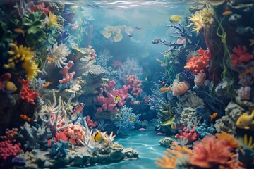 Canvas Print - underwater world