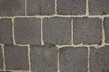 Poster - abstract brick background, cinder block