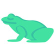 frog flat vector icon