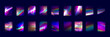 Crystal light glasses effect sparkle prism glare reflection effect. Banner optical rainbow lights, glare, leak, streak overlay. falling confetti.