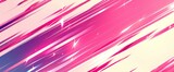 Fototapeta  - Pink diagonal anime speed lines adding motion to the background, Cartoon background