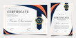 © Harlin - certificate awarded with modern background. graduation design elements, best employees and others.
