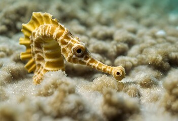 Wall Mural - A view of a Seahorse