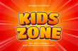 © AlzamAmani - kids zone editable text effect in game dan kids text style