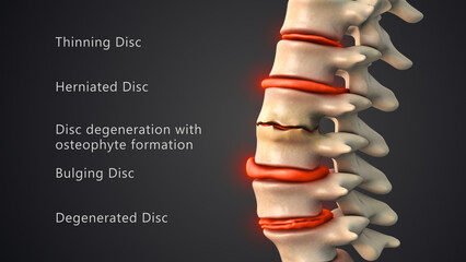 Wall Mural - Difficulties with the human spinal discs