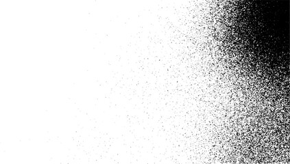 Wall Mural - Black grunge abstract noise grain vintage retro old dust texture overlay isolated transparent png