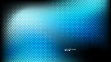 Canvas Print - blue gradient wallpaper background design with halftone