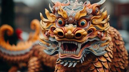 Chinese dragon figure