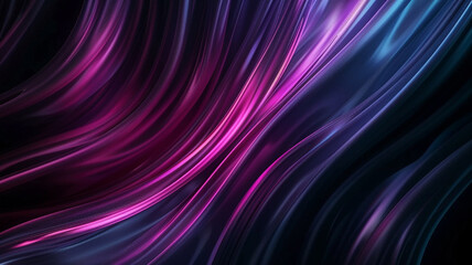 Wall Mural - 
black pink purple and blue dark wave abstract background.