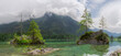 View of Hintersee lake in Berchtesgaden National Park Bavarian Alps, Germany