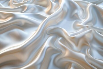 Poster - photrealistic of luxury white silk fabric. texture backgrounds.