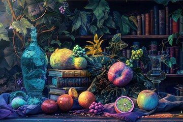 Poster - whimsical fantasy scene