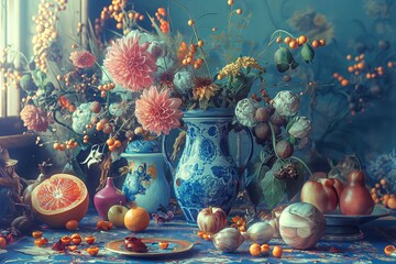 Poster - whimsical fantasy scene