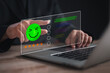 © Vatcharachai - Client or consumer rating service experience on online application. customer review satisfaction feedback survey, evaluating service quality, and its impact on a business's reputation ranking