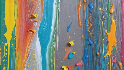 Wall Mural - background from the smears of acrylic paint