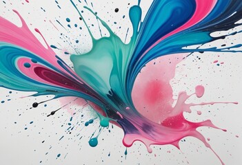 Wall Mural - abstract watercolor background