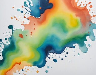 Wall Mural - abstract watercolor background