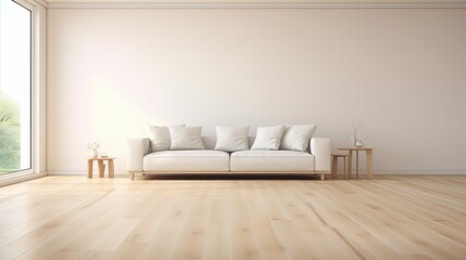 Wall Mural - maple light wood floor seamless