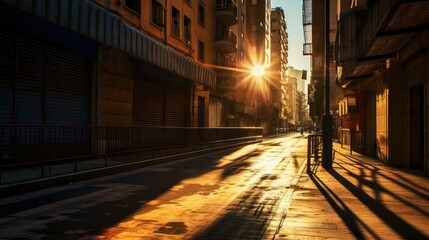 Canvas Print - dark noon sun