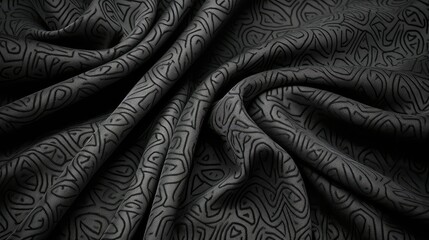 Sticker - geometric dark grey pattern