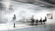 © vectorwin - backdrop blurred gray office interior wall