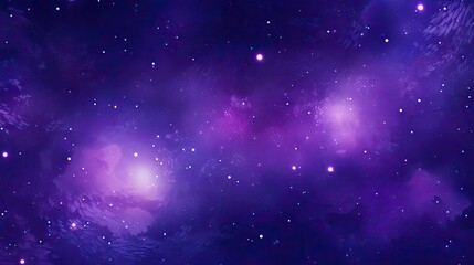 Canvas Print - gradient purple starry night abstract