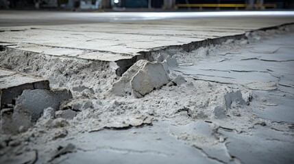 Poster - manufacturing floor Cement Factory