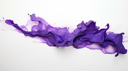 Wall Mural - bold purple paint stroke