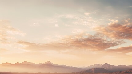 Wall Mural - pastel golden hour sky