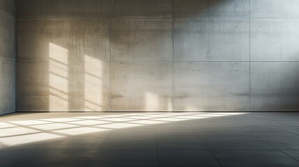 Canvas Print - warm concrete light