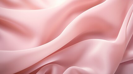 Poster - delicate light pink fabric