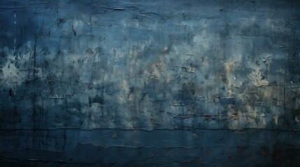 Poster - paint dark blue grunge background