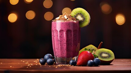 Poster - smoothie acai fruit