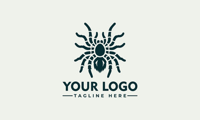 Sticker - Tarantula vector logo illustration spider logo vector Tarantula spider vector illustration logo illustration for mascot or symbol and identity, emblem