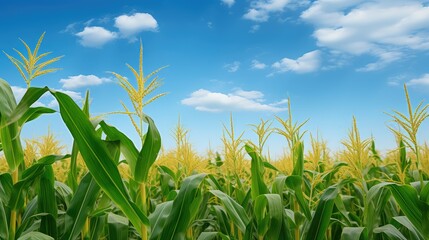 field plant corn background