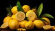 abundance ripe lemon yellow
