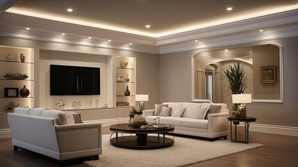 Wall Mural - design cove lighting