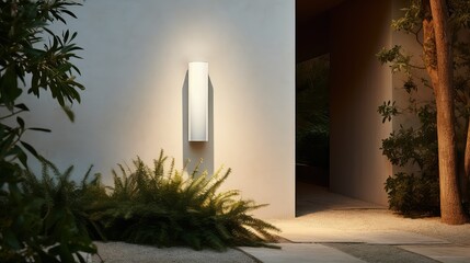 Sticker - stylish outdoor wall light