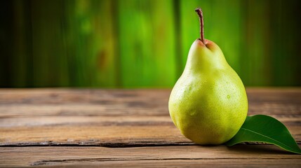 Wall Mural - fresh piece pear background