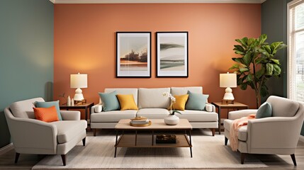 Wall Mural - cozy interior design meeting