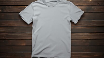 Sticker - wooden gray tshirt template