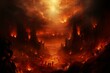 © juliars - Relentless Souls hell fire. God soul. Generate Ai