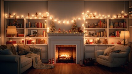 Canvas Print - holidays led christmas light