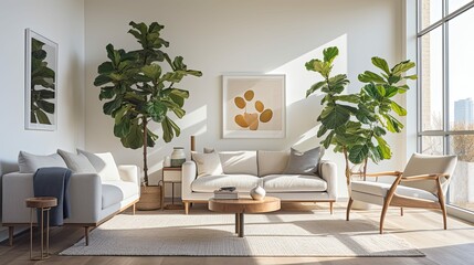 Wall Mural - indoor interior plants