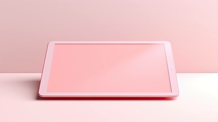 Wall Mural - stylish pink tablet